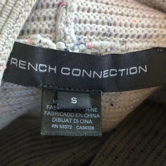 French Connection Ribbed Cowl Sweater. Size Small - Picture 6 of 6